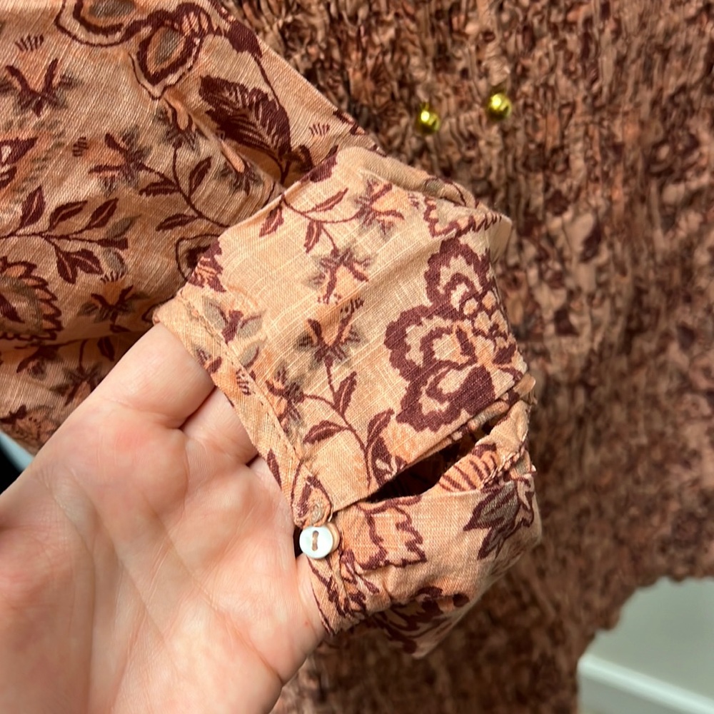 Free People Apricot Combo Dress, size small - Picture 4 of 7